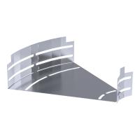 Угол горизонтальный изменяемый 0-45 градусов Стандарт INOX (AISI 316) 300х80 Промрукав