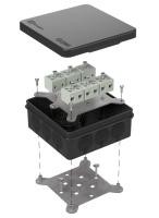 Коробка огнестойкая для о/п двухкомпонентная 60-0303-9005-FR6.0-12 Е15-Е120 RAL9005 100х100х40 (16 шт/кор) Промрукав