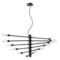 733127 Люстра RAGNO 12х40W G9 ЧЕРНЫЙ МАТОВЫЙ