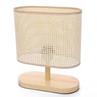 8201/1T COUNTY LN25 392 бежевый, дерево/текстиль Настольная лампа E27 1*60W 220V MADERANA