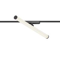 DK5325-BK Светильник для трека Air, серия Ray 3000 со светодиодом, L500*W35*H79mm,?33, 48V DC, 12W, RA?90, 120°, 3000K, IP20, черный, алюминий