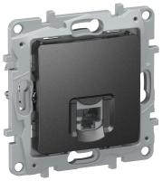 IEKETIKA Розетка компьютерная RJ45 категория 6 UTP 6726531 антрацит IEK