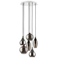 803067 Подвес PENTOLA 6х25W G9 ХРОМ/ДЫМЧАТЫЙ