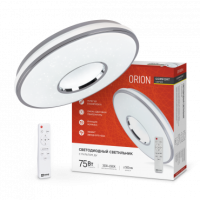 Светильник сд COMFORT ORION 75Вт 230В 3000-6500K 6000Лм 500x90мм с пультом ДУ IN HOME