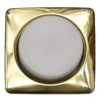 Светильник GCL-GX53-H38-G ЗОЛОТО КВАДРАТ ОБЪЕМНЫЙ