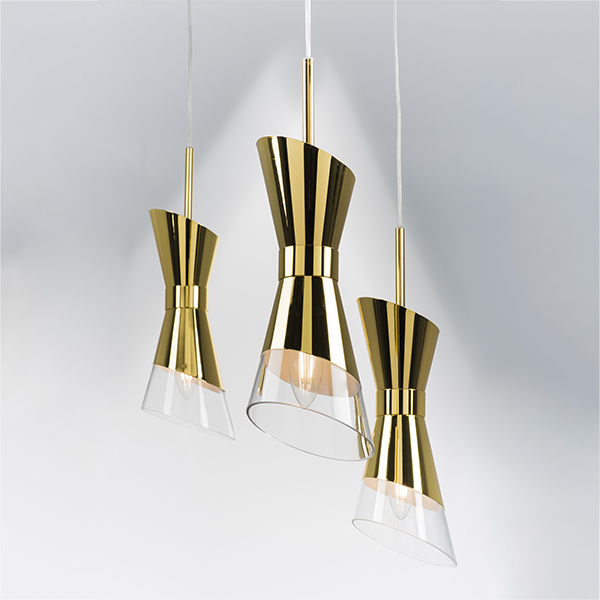 817012 Люстра STRATO 1х40W E14 ЗОЛОТО