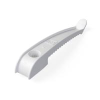 Держатель круглого кабеля односторонний для прямого монтажа на 8 мест белый (20шт/240шт уп/кор) Промрукав