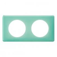 Legrand Celiane2 Муар Бирюзовый Рамка 2-я (2+2 мод)