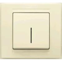 MD2912102 Выкл. 1-клав. с подсветкой крем