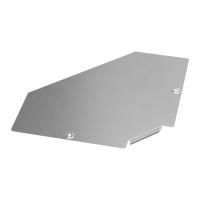 Крышка угла горизонтального 90 градусов Стандарт INOX (AISI 304) 300 Промрукав