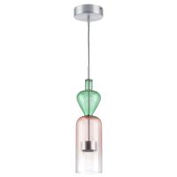 814004 Люстра BELLE LED 1х8W 400LM АЛЮМИНИЙ/МУЛЬТИКОЛОР 3000K