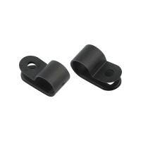 Кабельная скоба под винт REXANT 9 мм, черная, упаковка 50 шт.