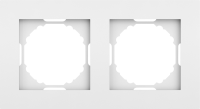 Рамка 2-я, матовый белый, серия A07