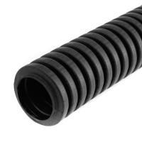 Труба гофрированная ПВХ лёгкая 350 Н чёрная d16 мм (100м/5500м уп/пал) Промрукав