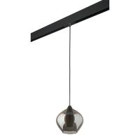 PRO803047 Светильник д/1-фазн трека PENTOLA 1х25W G9 ХРОМ/ДЫМЧАТЫЙ/ЧЕРНЫЙ (803047+595007)