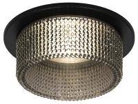 Встраиваемый светильник декоративный ЭРА DK109 BK/GR MR16 GU5.3 черный серый