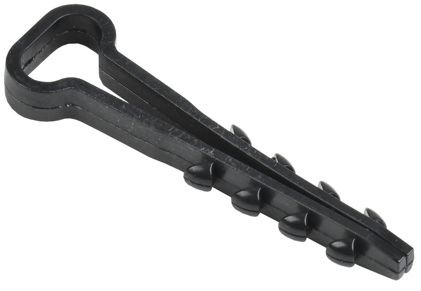 Дюбель хомут 5х8мм нейлон черный (100шт) IEK