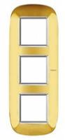 BT Axolute Золото Рамка 2+2+2 мод эллипс