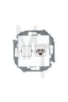 Розетка телефонная RJ11  винтовой зажим  белый