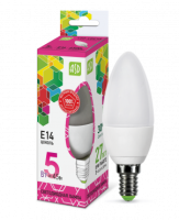 Лампа сд LED-СВЕЧА-std 5Вт 230В Е14 6500К 450Лм ASD
