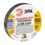 ЭРА Лента изоляционная прорезиненная  Х/Б 150 г  20мм/350мкм (60/2880)