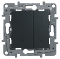 Legrand Etika Антрацит Светорегулятор нажимной  400Вт