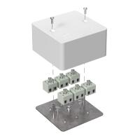 Коробка огнестойкая для кабель-канала 40-0460-FR2.5-12 Е15-Е120 RAL9003 85х85х45 (44 шт/кор) Промрукав