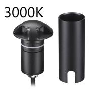 6662/3GL3 NATURE ODL25 729 черный/металл Встраиваемый грунтовый светильник IP67 LED 3W 3000K 12V/24V WALD (нужен драйвер 357781/357782)