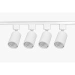 TR70-SET4-GU10-WH  Комплект однофазной трековой системы ЭРА TR70-GU10-SET-4-1 WH под лампу GU10 белый