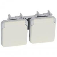 Legrand Plexo Белый 3х2К+З вертикальная франц. стандарт 16A