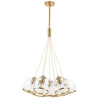 729071 Люстра SFERICO 7х40W E27 ЛАТУНЬ/ПРОЗРАЧНЫЙ