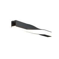 Радиусный профиль 35x35 Twist левый черный