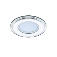 212030 Светильник ACRI CYL LED 6W 480LM БЕЛЫЙ/ПРОЗРАЧНЫЙ 4000K