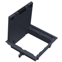 Лючок ревизионный в пол 12 мод., крышка ABS + гальванизированная стальная вставка