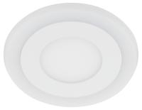 LED 3-9 BL Светильник ЭРА светодиодный круглый c cиней подсветкой LED 9W 220V 4000K (40/800)