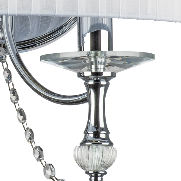 725626 Бра PARALUME 2x40W E14 БЕЛЫЙ