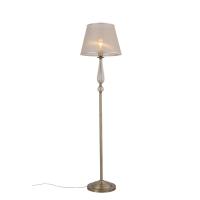 SL185.305.01 Светильник напольный Бронза, Прозрачный/Бежевый, Бронза E14 1*40W GRAZIA
