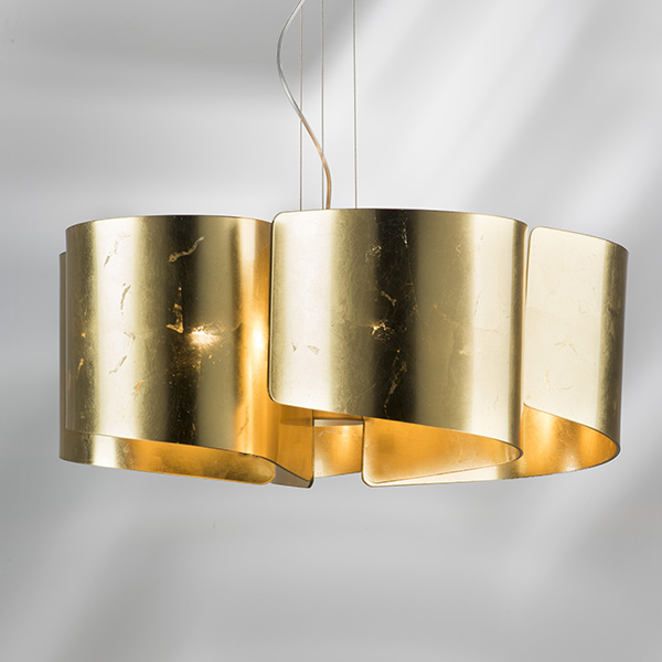 811152 Подвес PITTORE 5х40W E27 GOLDEN