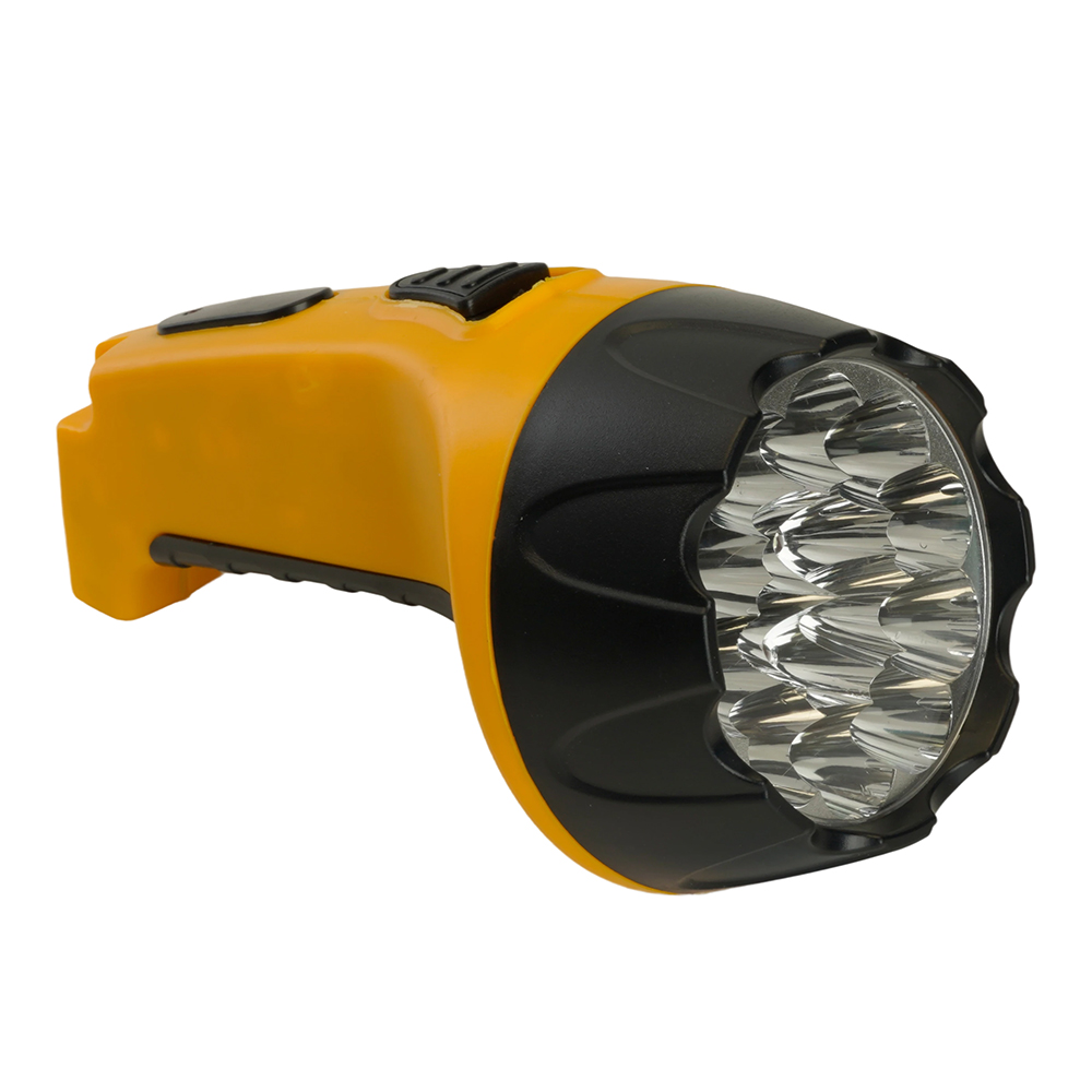 Фонарь аккумуляторный, 15 LED DC (свинцово-кислотная батарея), желтый, TH2295 (TH93C) FERON TH2295