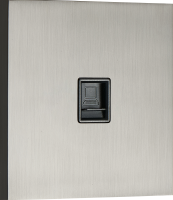 Компьютерная розетка RJ45 cat.6/ClassE, вороненая сталь, серия N96