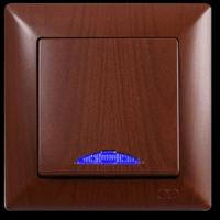 VS2820102 Выкл. 1-клав. с подсветкой ОРЕХ