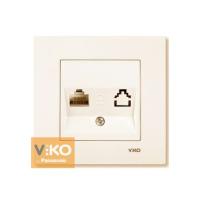 90960132 Розетка компьютерная RJ45 крем VIKO KARRE