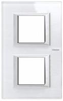 BT Axolute Whice Рамка 2+2 мод прямоугольная (надпись вертикально)