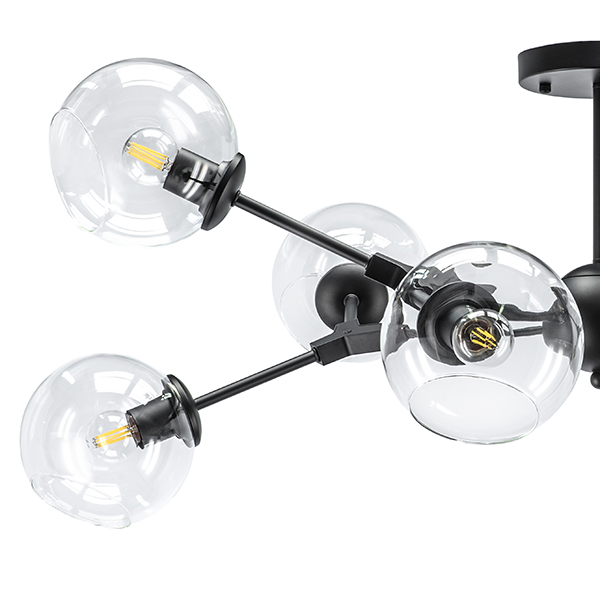 785087 Люстра BETA 8x40W E27 ЧЕРНЫЙ