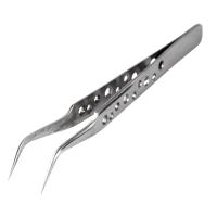 Пинцет изогнутый узкий 120мм Airy (блистер) REXANT 