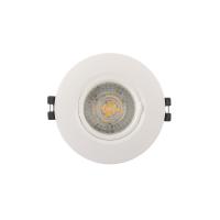 DK3028-WH Встраиваемый светильник, IP 20, 10 Вт, GU5.3, LED, белый, пластик