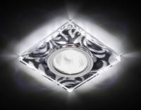 S234 BK/CH/WH черный/серебро/MR16+3W(LED WHITE)