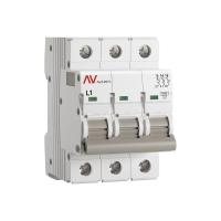 Выключатель автоматический AV-6 3P 1A (L) 6kA EKF AVERES