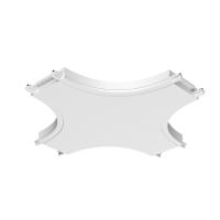 Коннектор питания X-образный Radity белый