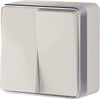 Выключатель  двухклавишный  Gallant (слоновая кость) / WL15-03-01 / W5020003